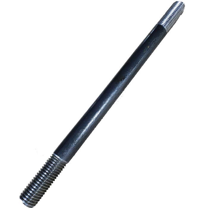 Double End Stud 1/2"x20" Steel Threaded 2" Each End 13 TPI UNC