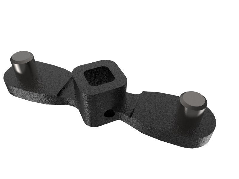 K51 Double Breakable Crank 4-3/4" Throw Use On Weighted Handle