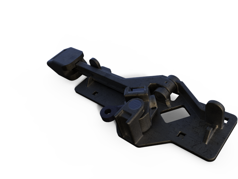 K11 Switch Stand Assembly w/Reflectors Use on 60-85 lb Rails