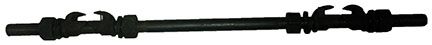 3/4" Double End Gauge Rod 54" TG 12-30 lb Rail Cut 67" Thread 16"