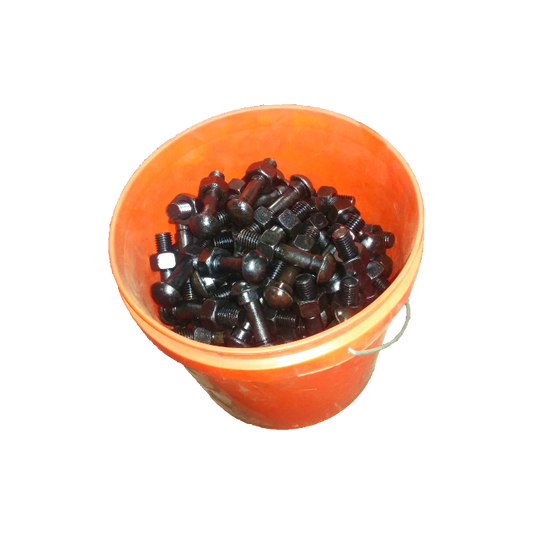 50 lb 1/2"x2-1/2" trackbolt & hex nut ~226 sets