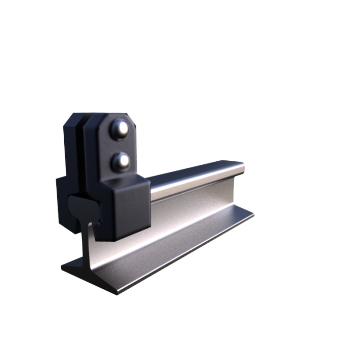 Wheel Stop 12-30 lb ASCE Clamp on type