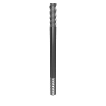 Double End Stud 1-1/4"x18" Steel Threaded 4" Each End 7 TPI UNC