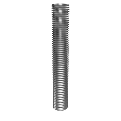 Double End Stud 1-1/4"x8" Steel Threaded 4" Each End 7 TPI UNC