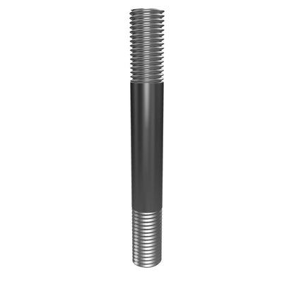 Double End Stud 1"x8" Steel Threaded 2" Each End 8 TPI UNC